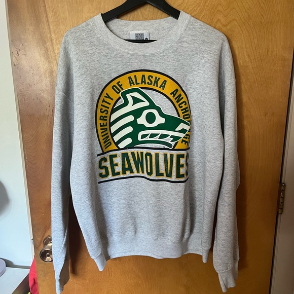 University of Alaska Anchorage Vintage Made in USA Lee crewneck - Picture 1 of 4